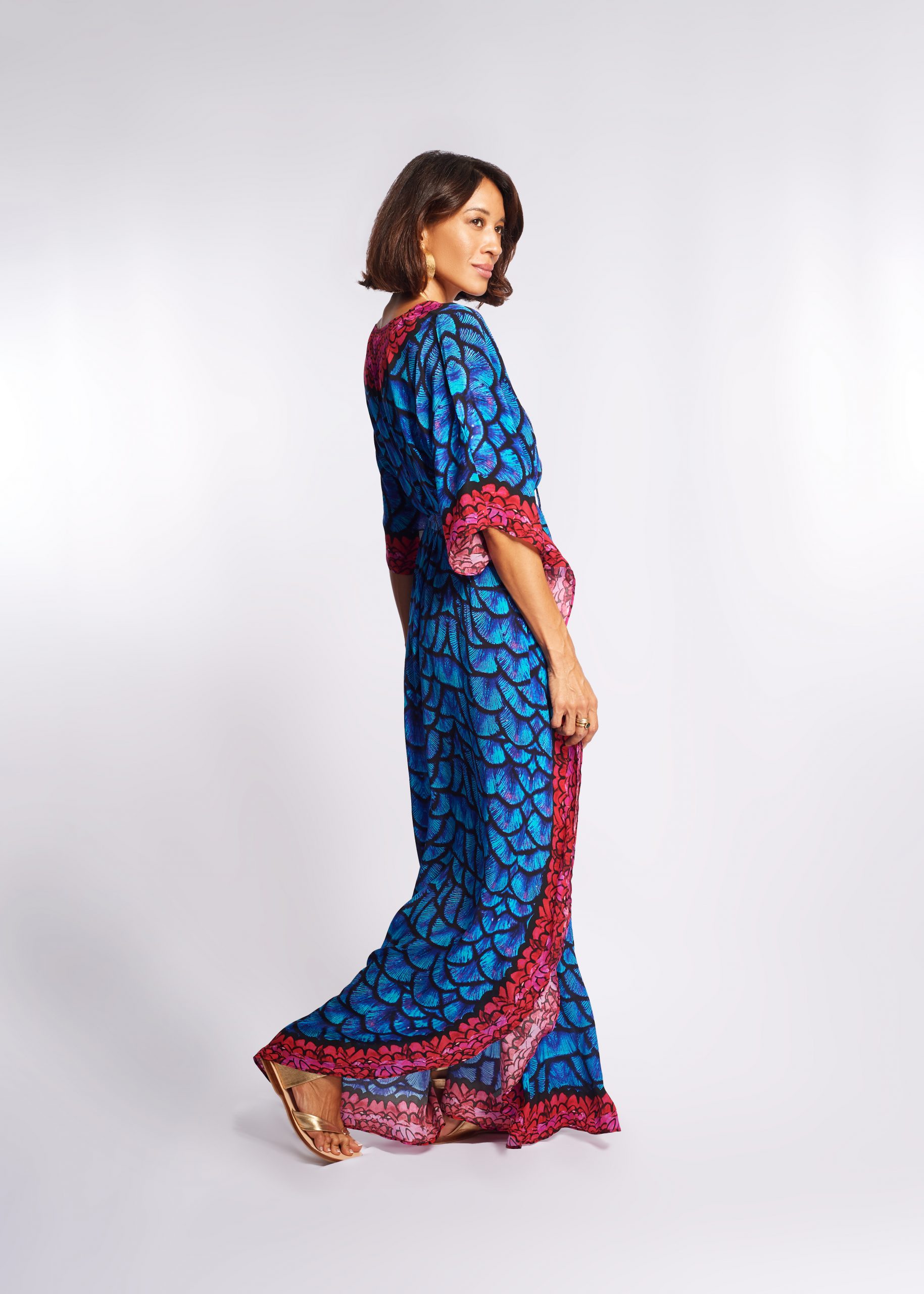 Belted kaftan sales