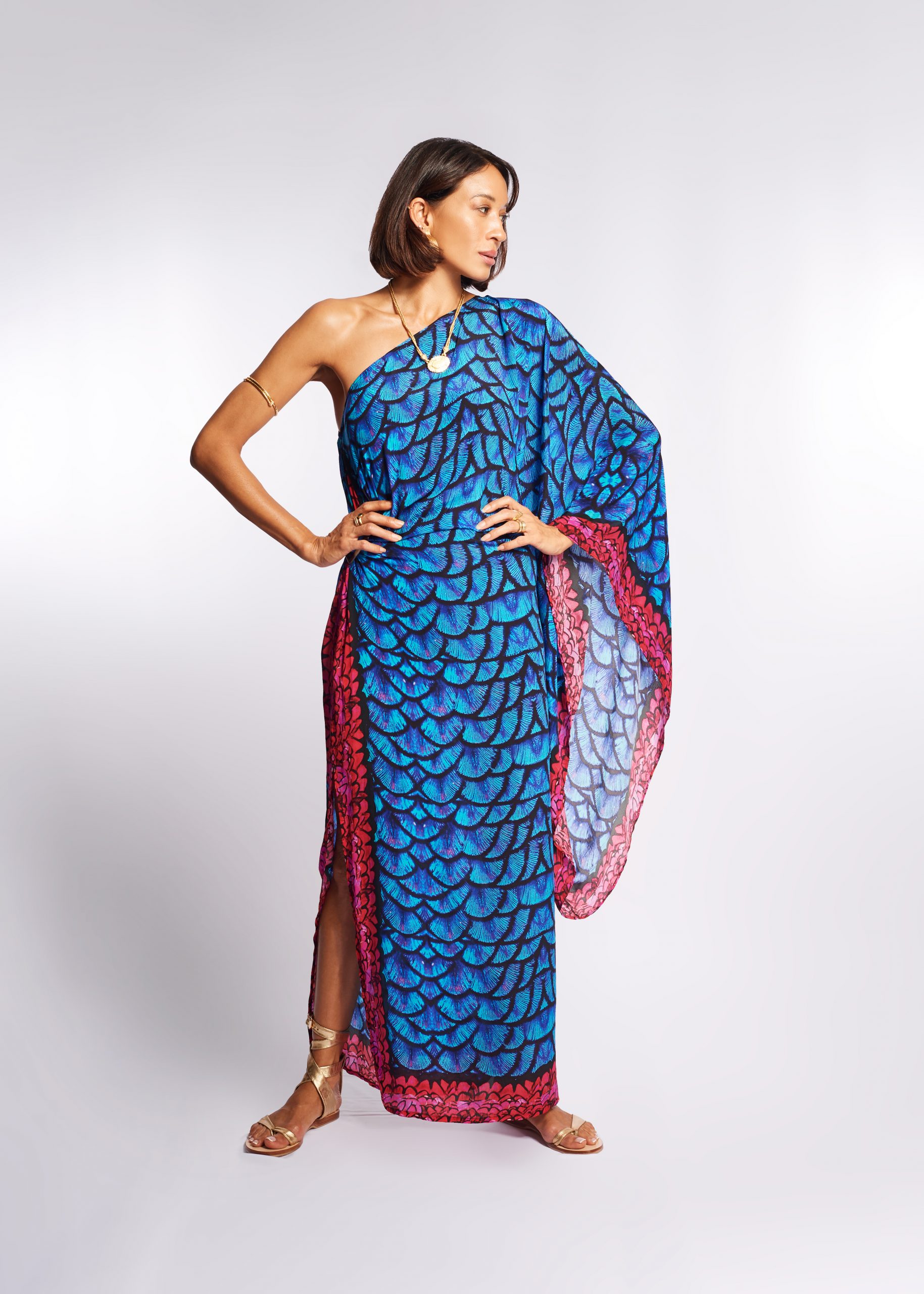 Simone Irani – Syrena, Mermaid Dress_ Royal Blue(2)